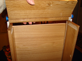cabinets drawer panel side cabinet rta oak align grooves sides finished bottom slide sure between being kitchen